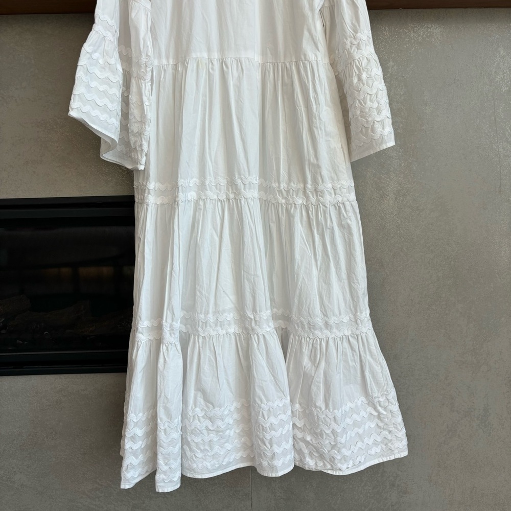 Lisa Marie Fernandez X Target Ric Rac Flare Sleeve Dress, Size S - Picture 11 of 12